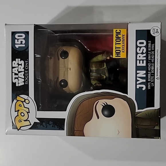 Funko Star Wars: Rogue One Pop! Jyn Erso Vinyl Bobble-Head Hot Topic Exclusive - Picture 3 of 9